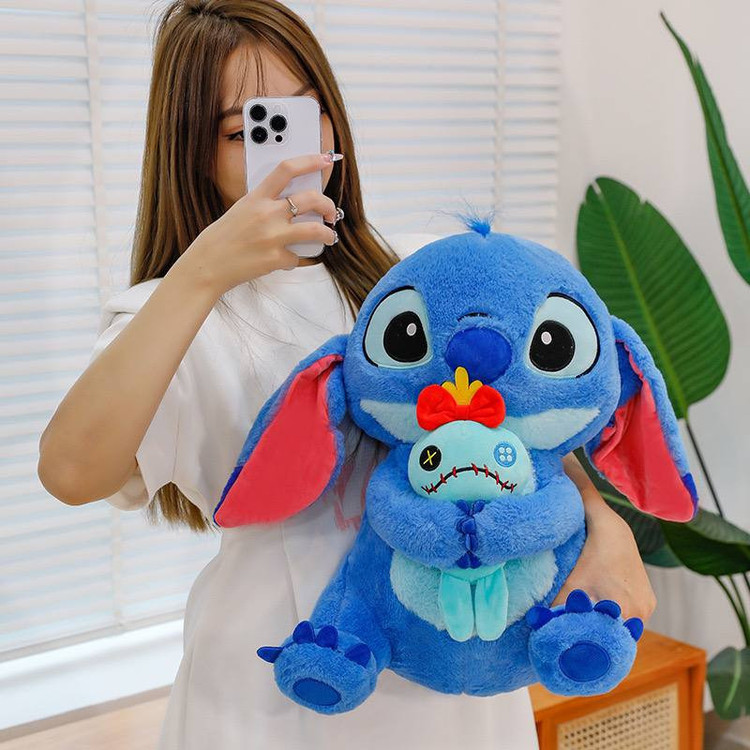 عروسک طرح استیچ مدل بچه بغل کد JI110 ارتفاع 37 سانتیمتر - تصویر 1